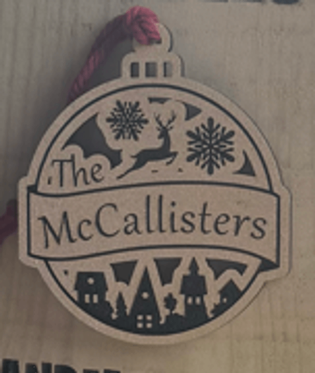 Personalised Christmas Bauble 