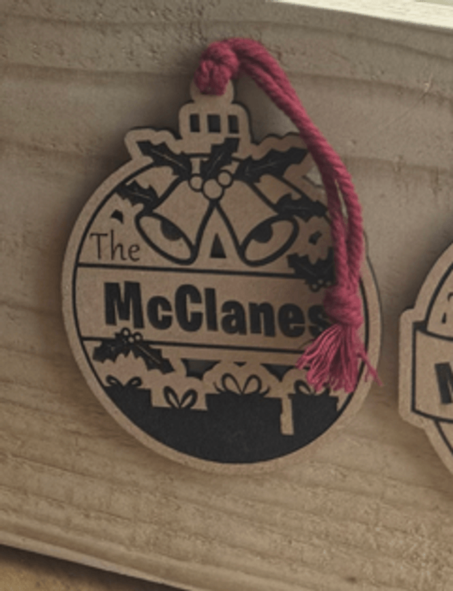Personalised Christmas Bauble 