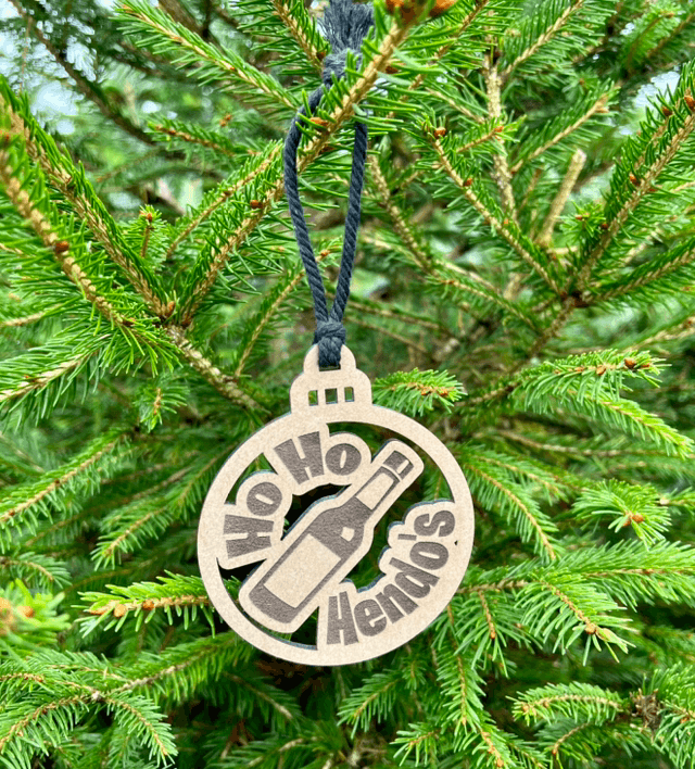 Ho Ho Hendo's - Laser Cut Christmas Bauble