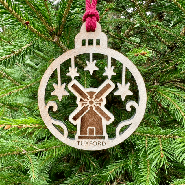 Tuxford Windmill - Laser Cut Christmas Decoration
